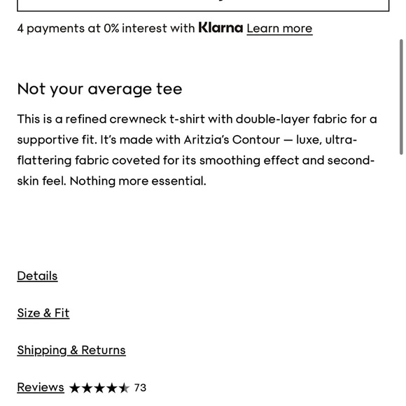 Aritzia Contour Crew Cropped T-shirt Chocolate Brown- Size L - Picture 7 of 8